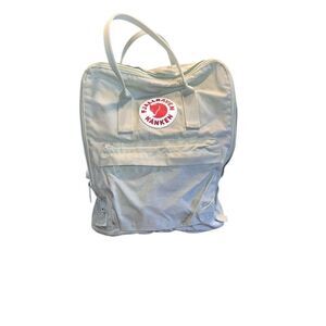 Fjallraven Kanken everyday outdoor water resistant light green durable backpack